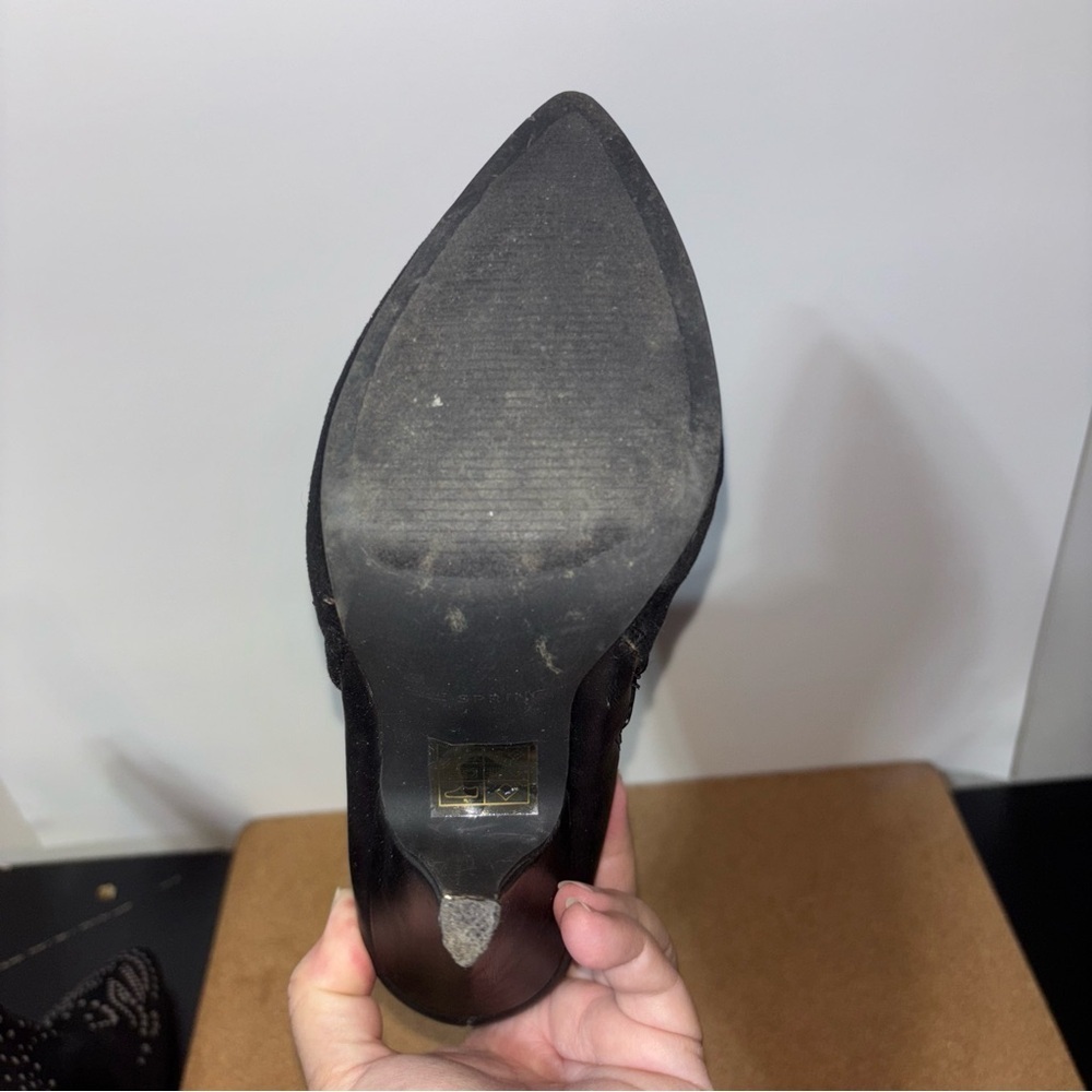 3/$15 Call It Spring Black Studded Ankle Boots Size 7 - Picture 10 of 11